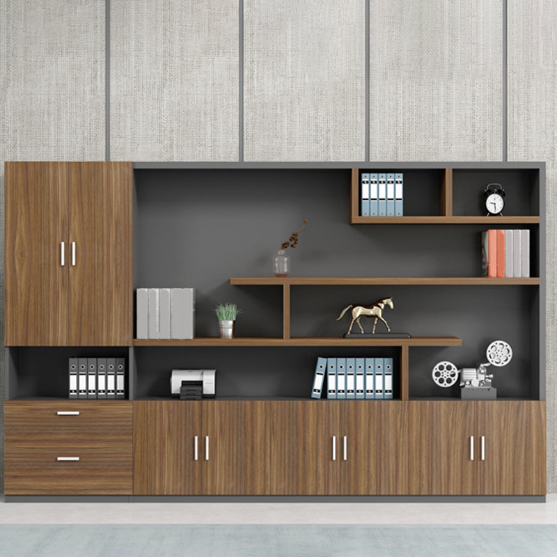 Vertical Contemporary Filing Cabinet Engineered Wood File Cabinet