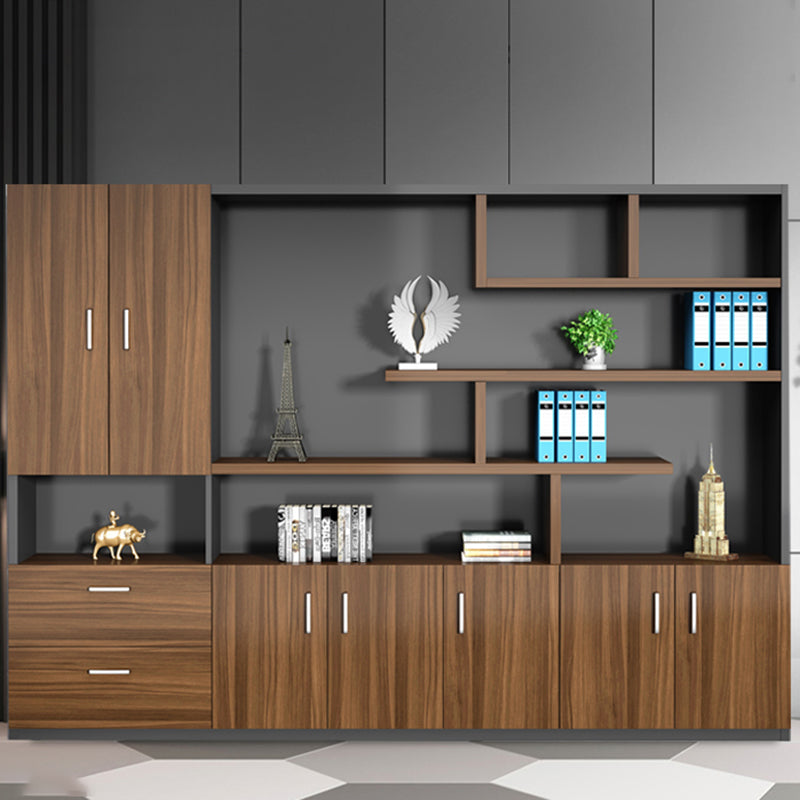 Vertical Contemporary Filing Cabinet Engineered Wood File Cabinet