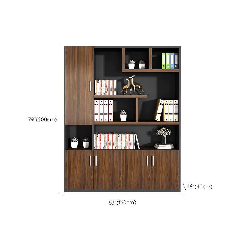 Vertical Contemporary Filing Cabinet Engineered Wood File Cabinet