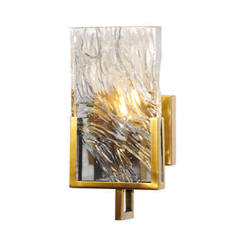 Golden Single Light Modern Bathroom Vanity Light Crystal Bath Bar