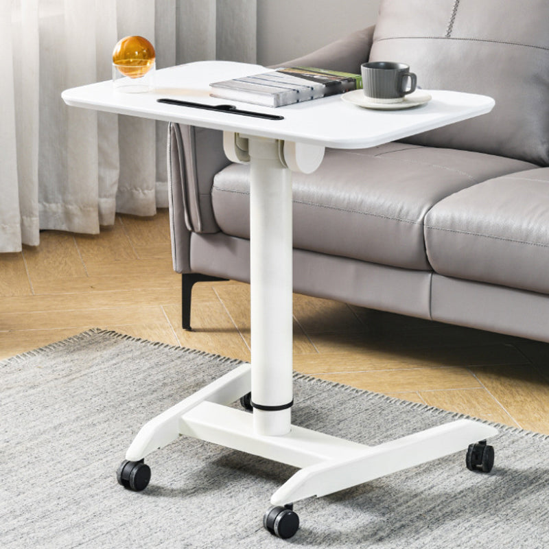 Folding Rectangular Shaped Office Standing Desk Converter Wood in White/Brown/Black