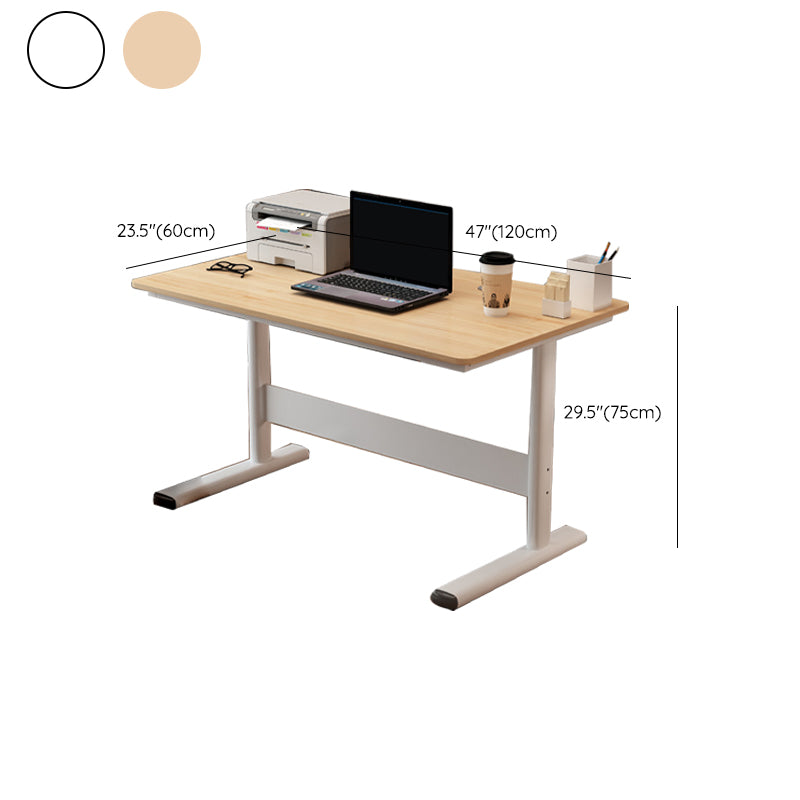 Rectangular Shaped Office Writing Desk Grass with 0/1 Drawer