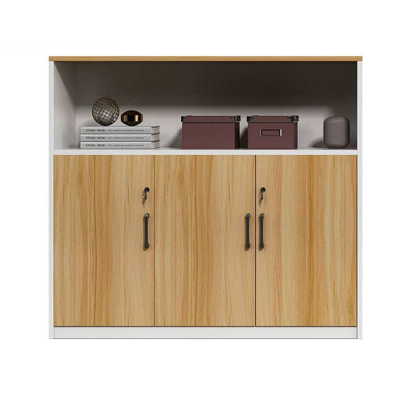 Modern Engineered Wood Filing Cabinet with Lock Storage for Home Office