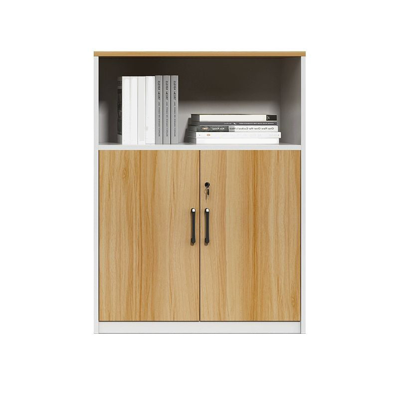 Modern Engineered Wood Filing Cabinet with Lock Storage for Home Office