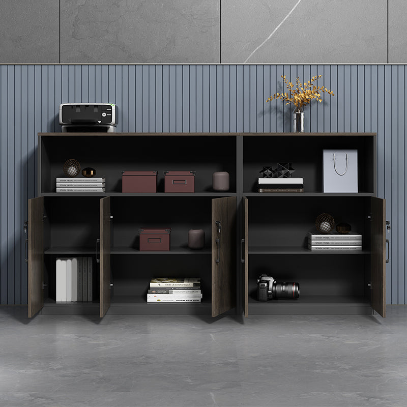 Modern Engineered Wood Filing Cabinet with Lock Storage for Home Office