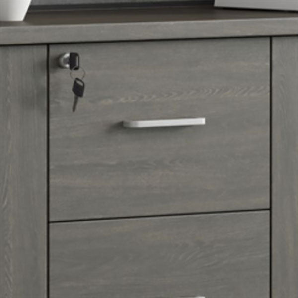 Modern Wooden Filing Cabinet with Lock Storage for Home Office