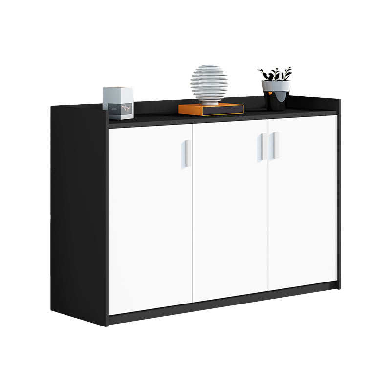 Modern White Engineered Wood Filing Cabinet for Home and Office