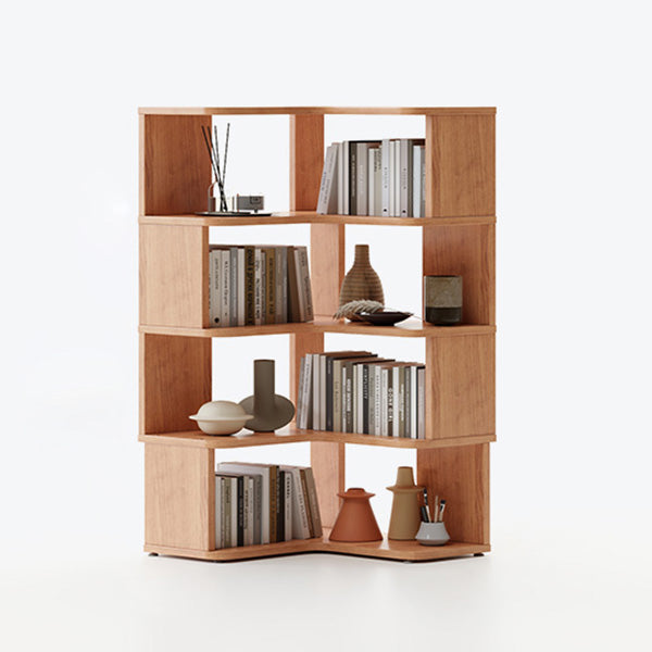 Scandinavian Open Back Shelf Bookcase with Shelves for Home Office