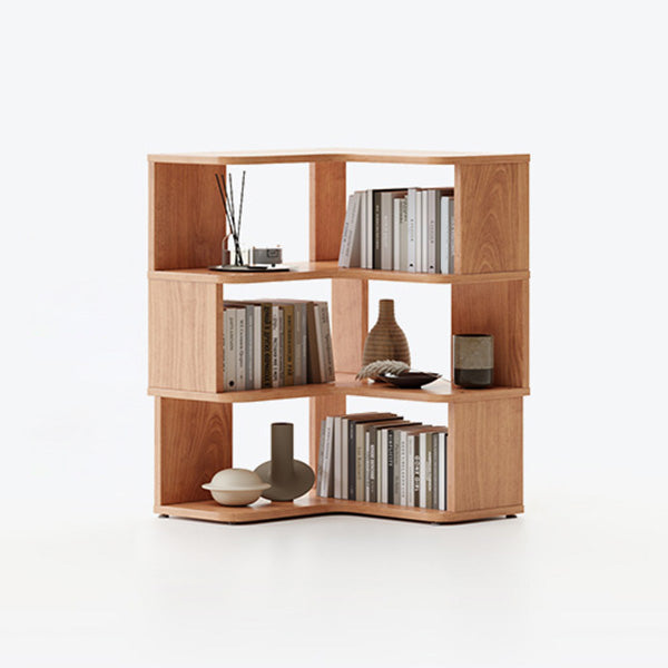 Scandinavian Open Back Shelf Bookcase with Shelves for Home Office