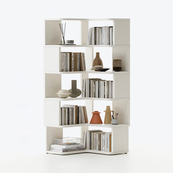 Scandinavian Open Back Shelf Bookcase with Shelves for Home Office