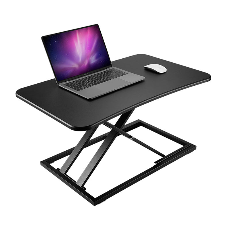 Folding Office Standing Desk Converter Rectangular Shaped in Black/White/Grey