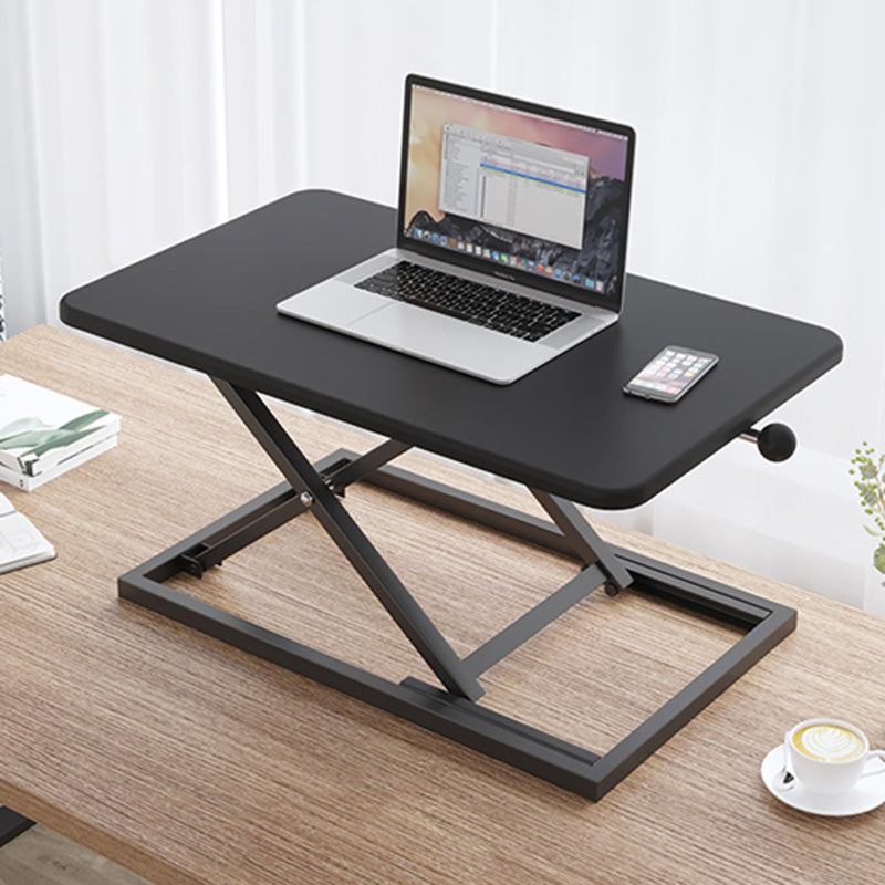 Rectangular Converter Standing Desk Folding Metal with Metal Legs