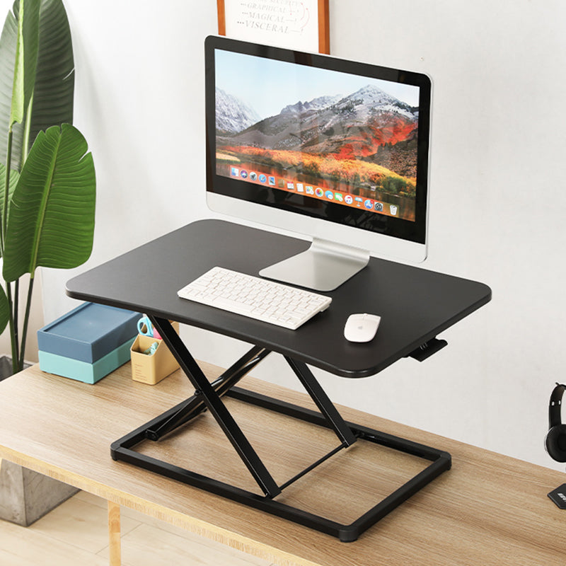 Rectangular Converter Standing Desk Folding Metal with Metal Legs