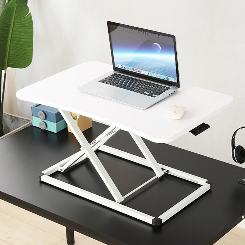 Rectangular Converter Standing Desk Folding Metal with Metal Legs