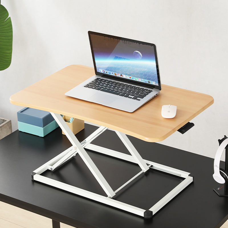 Rectangular Converter Standing Desk Folding Metal with Metal Legs