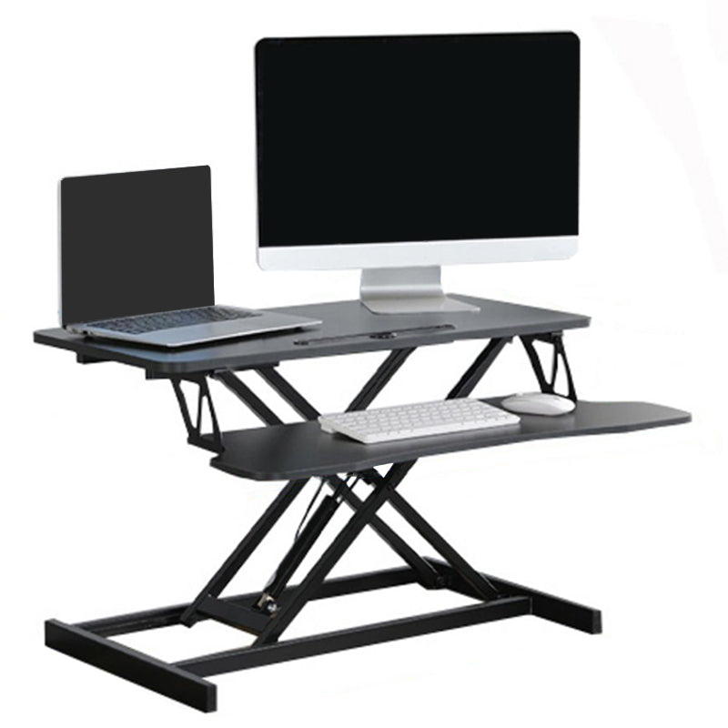 Rectangular Converter Standing Desk Folding Metal with Metal Legs