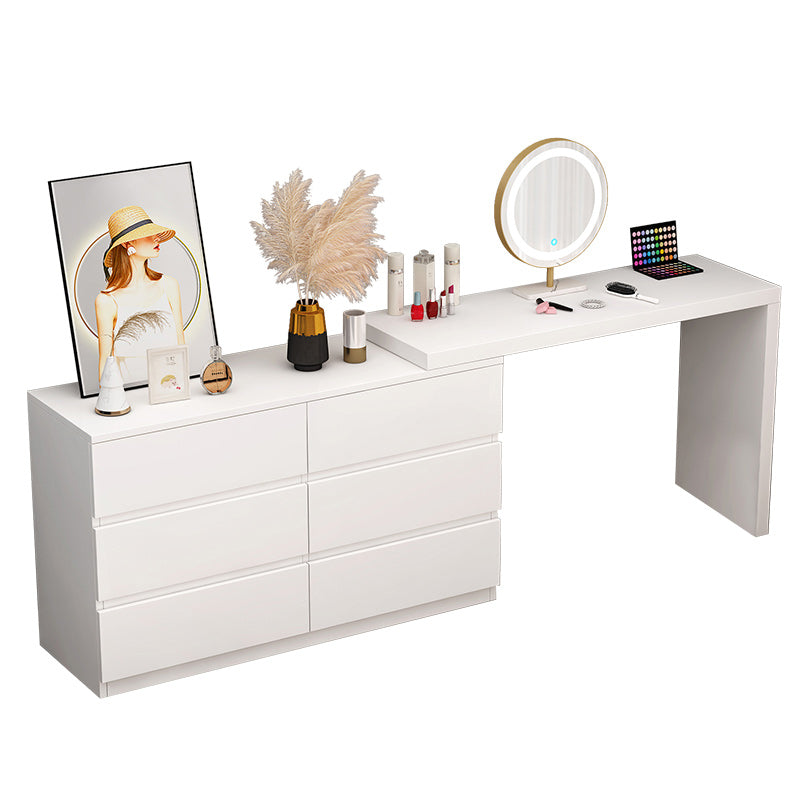 Contemporary with Drawer Wooden Bedroom Makeup Vanity Desk Table