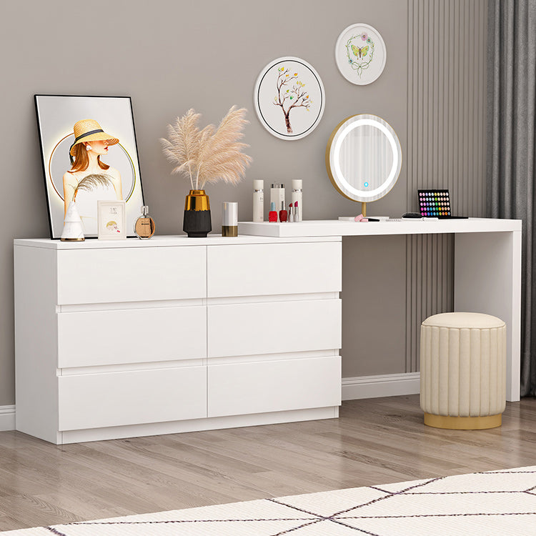 Contemporary with Drawer Wooden Bedroom Makeup Vanity Desk Table