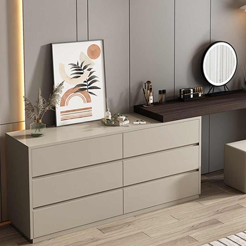 3-Piece Wood Standing Modern Vanity Dressing Table Set with Drawers