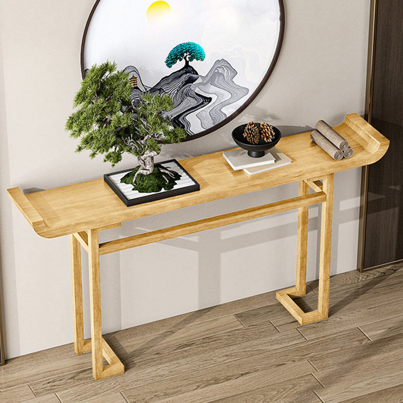 Rectangle Shape Modern Style Console Table in Natural/Brown Console Sofa Table