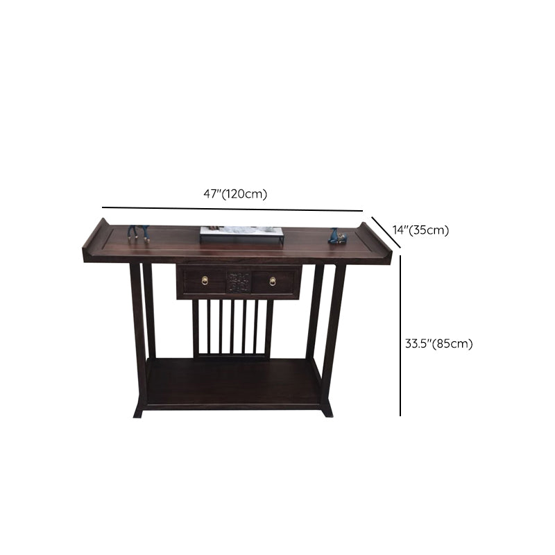 Rectangle Shape Contemporary Console Table Wood Console Sofa Table