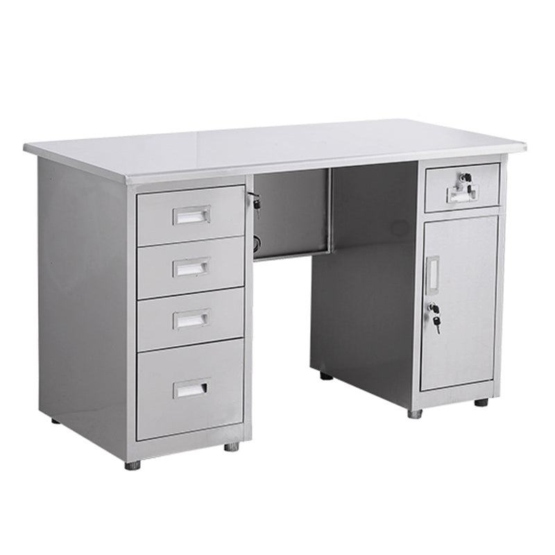 Rectangular Shaped Office Writing Desk Steel with 2/3/5 Drawers