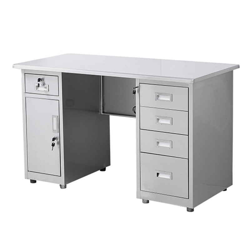 Rectangular Shaped Office Writing Desk Steel with 2/3/5 Drawers