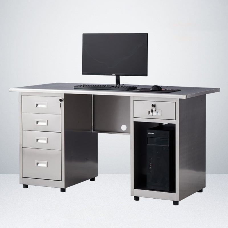 Rectangular Shaped Office Writing Desk Steel with 2/3/5 Drawers