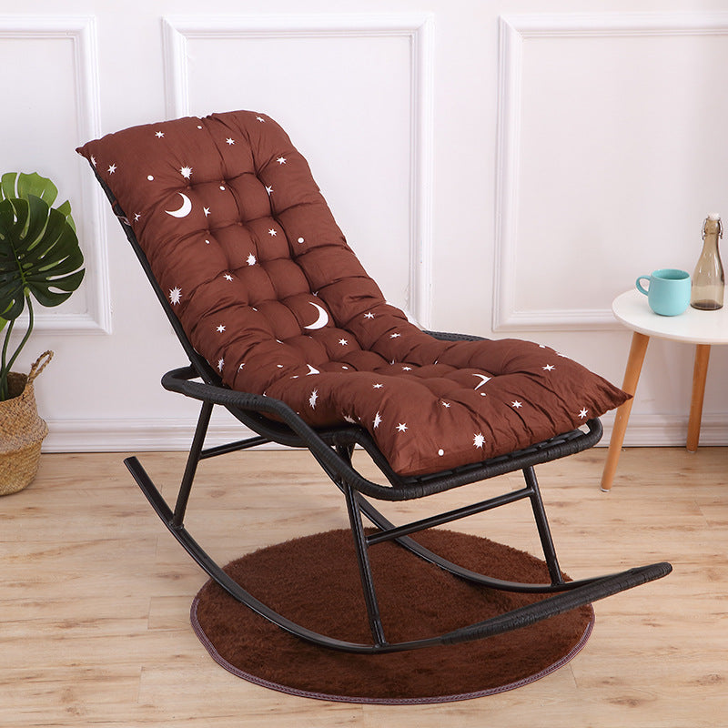 Mid Century Modern Style Rocking Chair Single Indoor Rocking Chair with Cushion