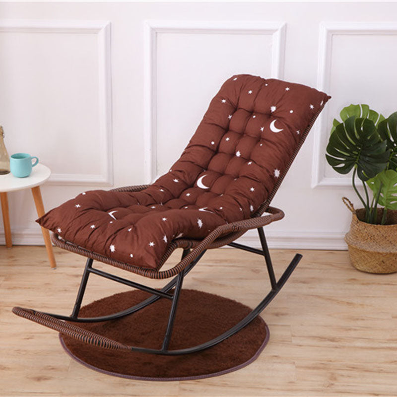 Mid Century Modern Style Rocking Chair Single Indoor Rocking Chair with Cushion