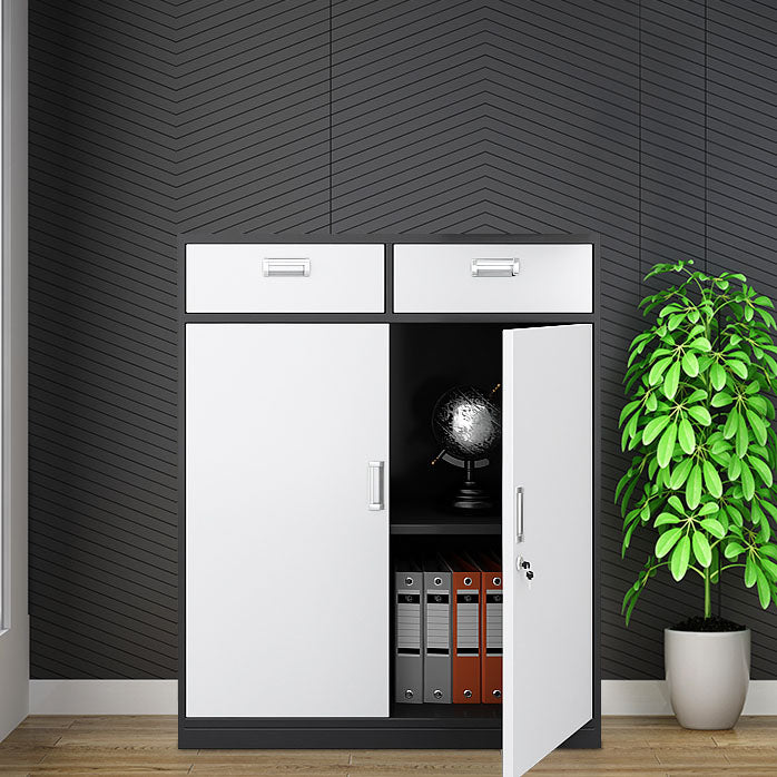 Modern Metal Filing Cabinet with Lock Storage for Home and Office