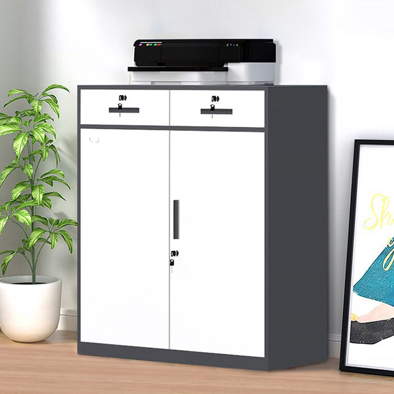 Modern Metal Filing Cabinet with Lock Storage for Home and Office