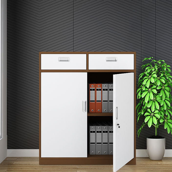 Modern Metal Filing Cabinet with Lock Storage for Home and Office