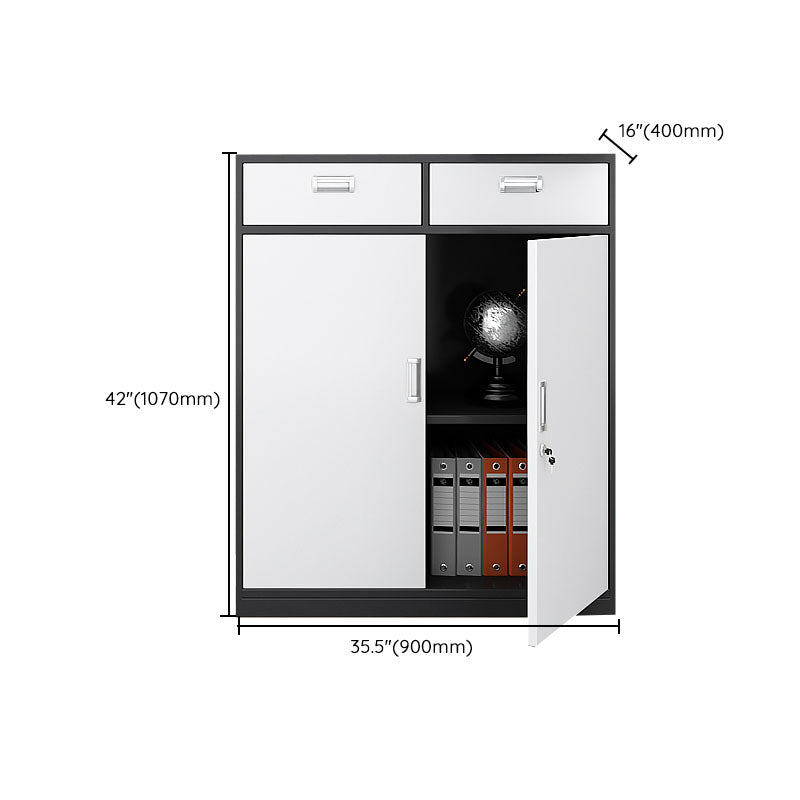 Modern Metal Filing Cabinet with Lock Storage for Home and Office