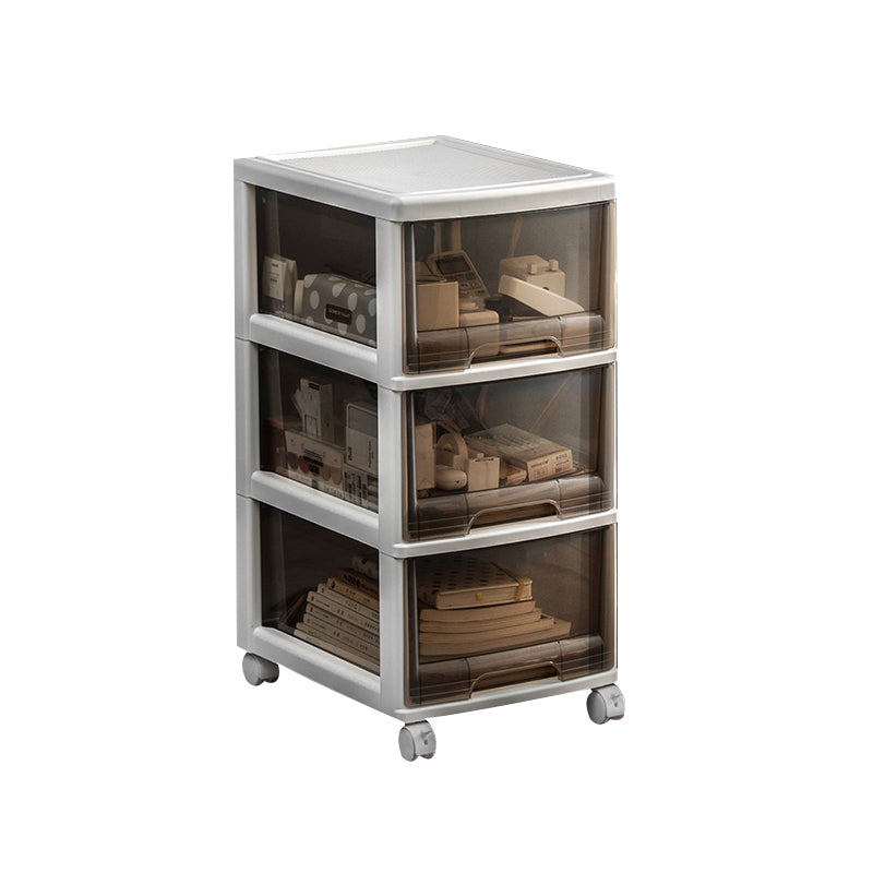 Modern Acrylic Filing Cabinet with Drawers for Home and Office