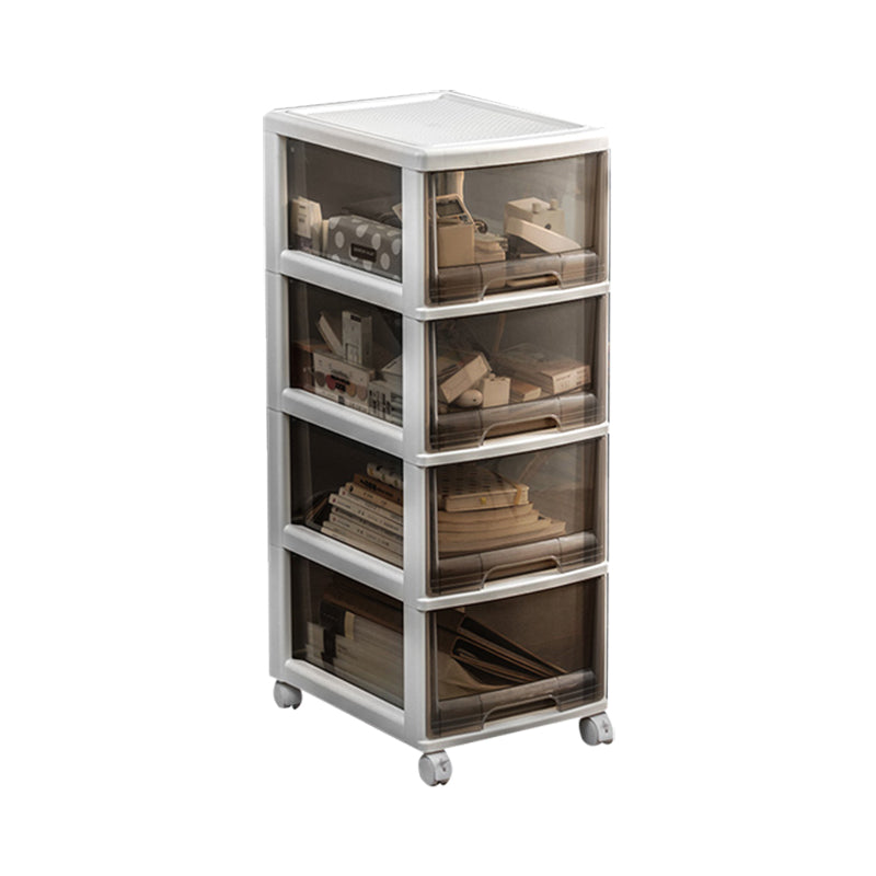 Modern Acrylic Filing Cabinet with Drawers for Home and Office