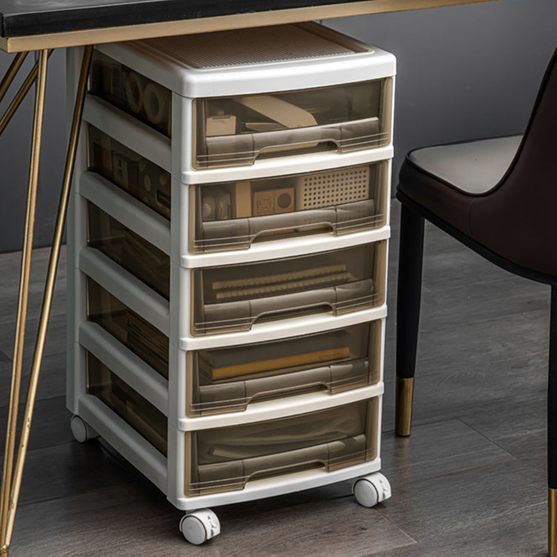 Modern Acrylic Filing Cabinet with Drawers for Home and Office