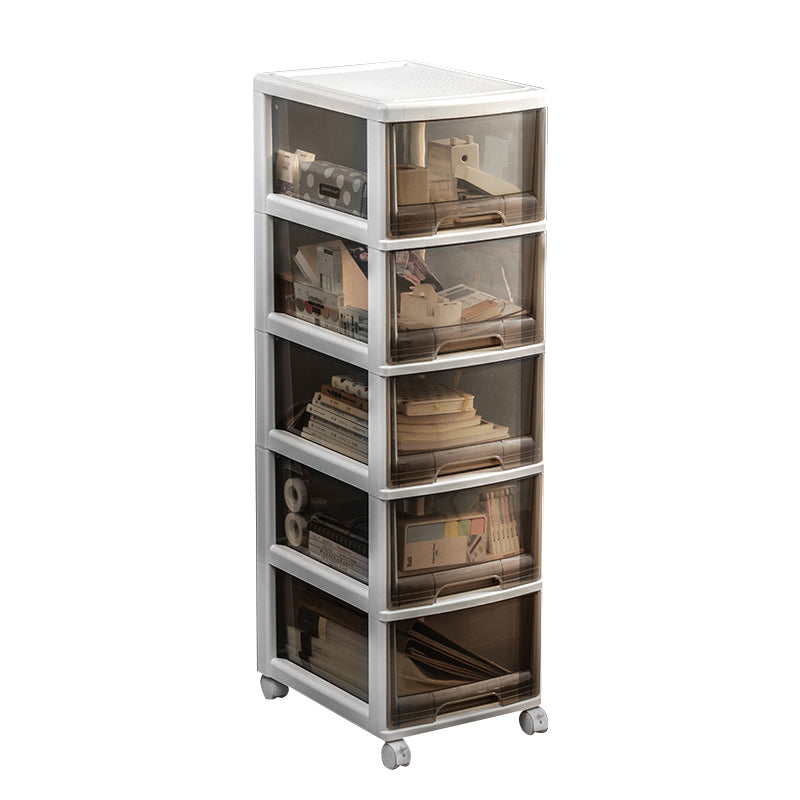 Modern Acrylic Filing Cabinet with Drawers for Home and Office