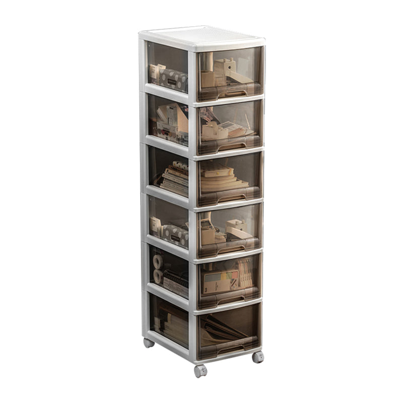 Modern Acrylic Filing Cabinet with Drawers for Home and Office