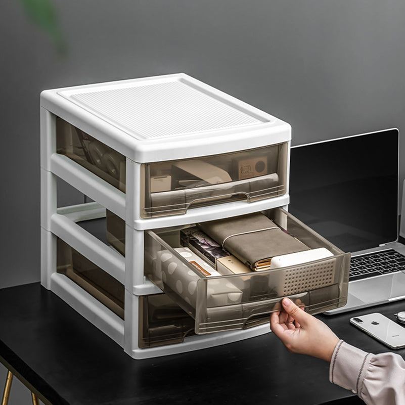 Modern Acrylic Filing Cabinet with Drawers for Home and Office