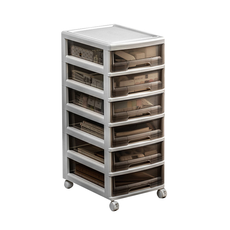 Modern Acrylic Filing Cabinet with Drawers for Home and Office