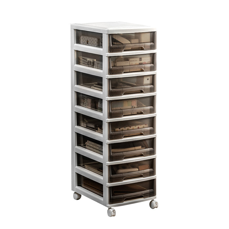 Modern Acrylic Filing Cabinet with Drawers for Home and Office