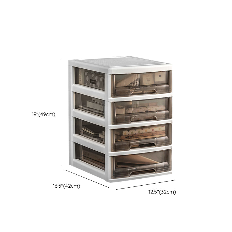 Modern Acrylic Filing Cabinet with Drawers for Home and Office