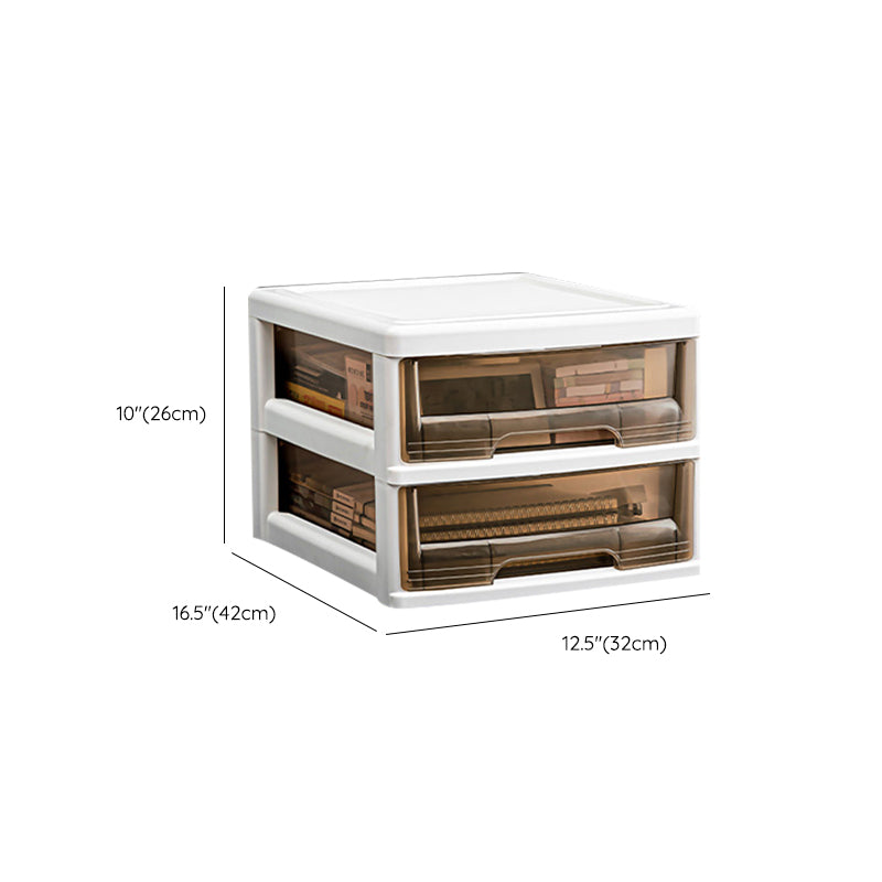 Modern Acrylic Filing Cabinet with Drawers for Home and Office