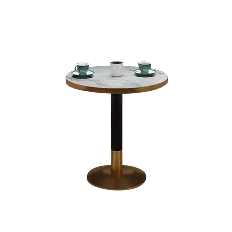 3 Piece Dining Room Table and Chair Set, Contemporary Round Shape