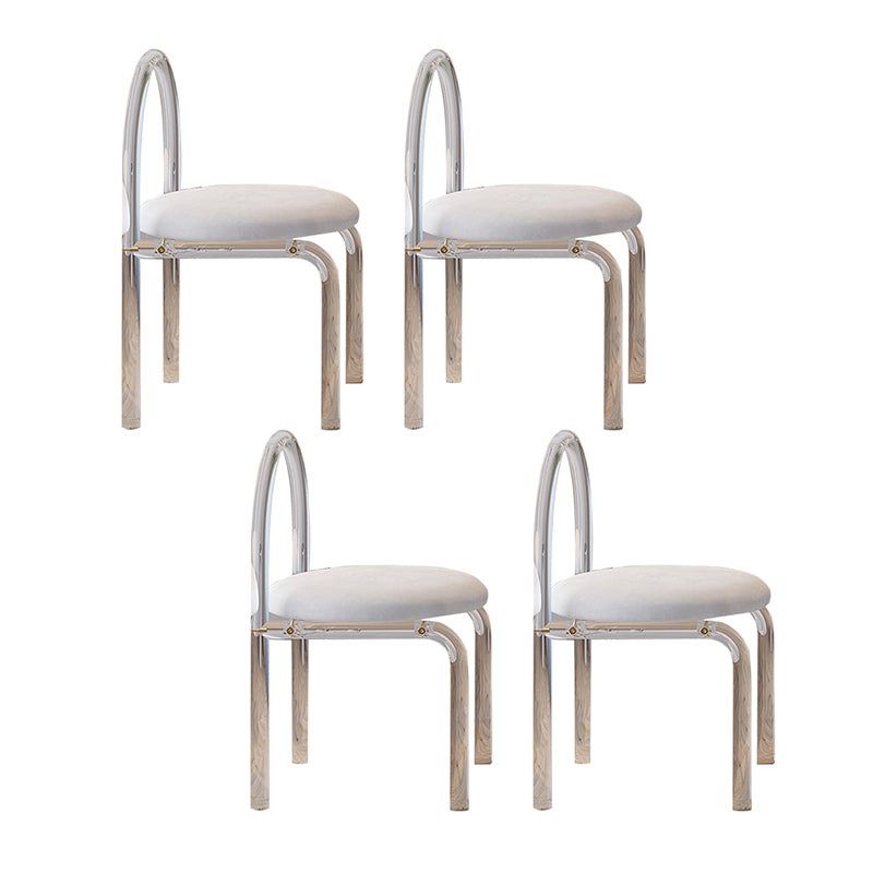 1/4/5/6/7 Piece Dining Room Chair and Table Set in White for Home