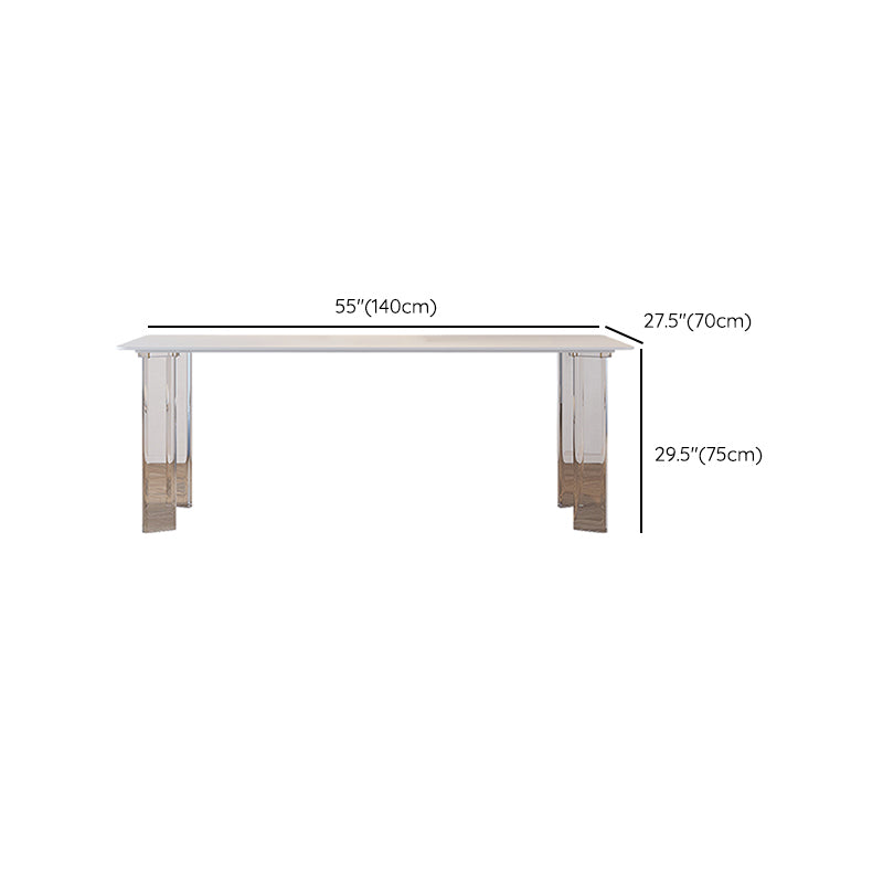 1/4/5/6/7 Piece Dining Room Chair and Table Set in White for Home