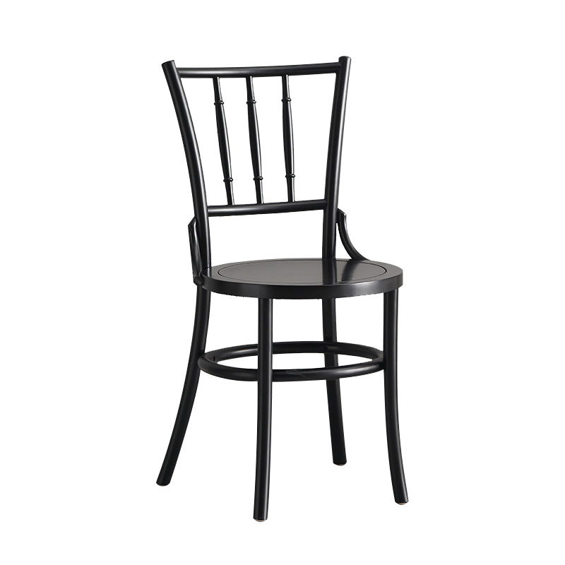 Contemporary Dining Room Solid Wood Open Back Dining Side Chair