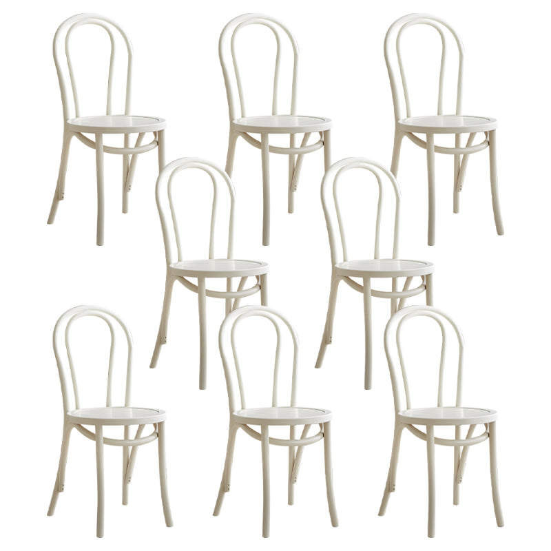 Contemporary Dining Room Solid Wood Open Back Dining Side Chair