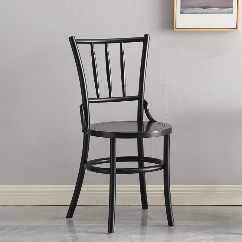 Contemporary Dining Room Solid Wood Open Back Dining Side Chair